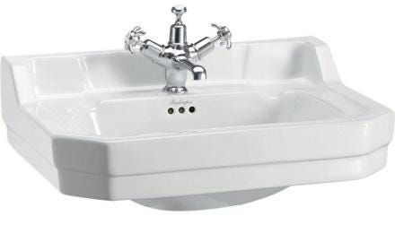 VASQUE 61CM BLANC 1 TROU BURLINGTON    B5 1TH JS AQUATOP  [B5 1TH]