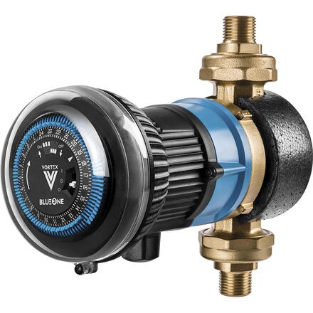 CIRCULATEUR SERIE VORTEX - ECS - Avec vanne et clapet intégrés, RU 1/2" M