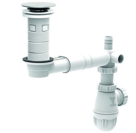 SIPHONETTE - Bonde de lavabo à godet extractible - avec siphon intégré