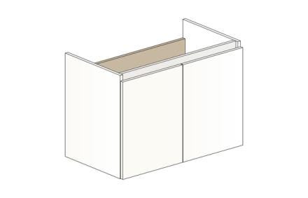 MEUBLE S/PLAN EAZY26 2P 80CM BLANC BR. RC0212