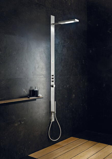 ACQUAZZURA - Colonne thermostatique multifonction encastrée