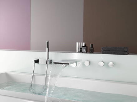 DEQUE - Ensemble de robinetterie bain-douche mural