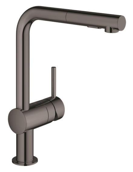 MITIGEUR EVIER MINTA HARD GRAPHITE   30274A00 GROHE  [30274A00]