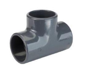 TE A COLLER PVC-UH METRIQUE - FFF - 90° - Egal