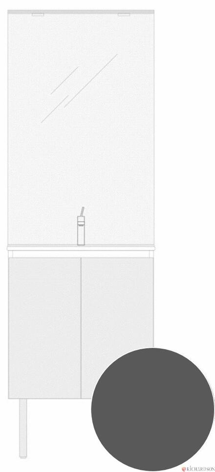 EXCLUSIVITES RICHARDSON PAR GBGROUP - Meuble porte sous-vasque et miroir crédence - Ensemble
