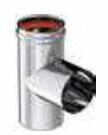 ACCESSOIRES TUYAUX RIGIDES - Te inox condens - RIGIDTEN Inox 316 PRO