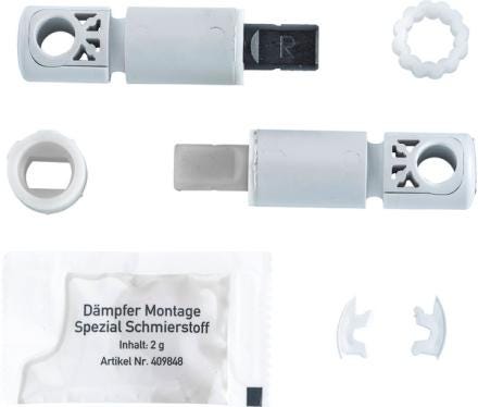 SET AMORT. DE FERMETURE P.ABATTANT 1004270000 DURAVIT  [1004270000]