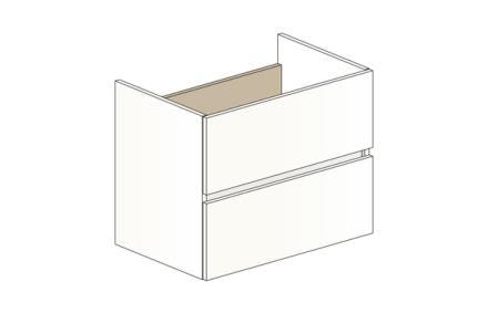 MEUBLE S/PLAN EAZY26 2T 70CM BLANC BR. RC0214