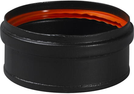 CONDUIT RIGIDE - EMAIL - SPECIAL POELE A PELLETS - Noir mat