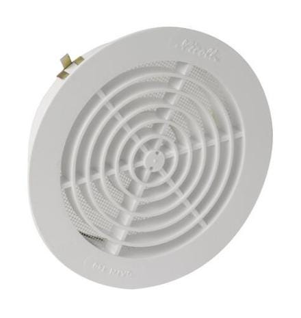GRILLE RDE INTERIEUR.AV.MOUST.D140BL  GATM140 NICOLL  [GATM140]