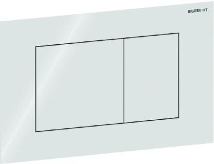 PLAQUE  SIGMA40 DBL/TCH SQUARE   115.629.SI.1 GEBERIT  [115.629.SI.1]
