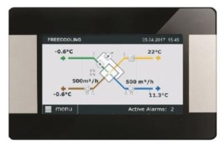 TELECOMMANDE TACTILE DFE TACTOUCH    11069101 ALDES AERAULIQUE