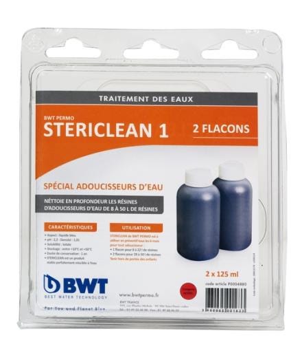NETTOYEUR RESINE ADOUC.STERICLEAN 2 P0004881B BWT FRANCE CILLIT-PERMO  [P0004881B]