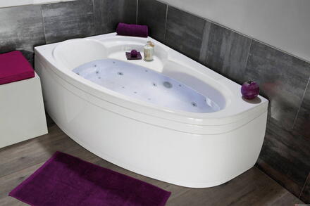 LADIVA - Baignoire d'angle en Toplax