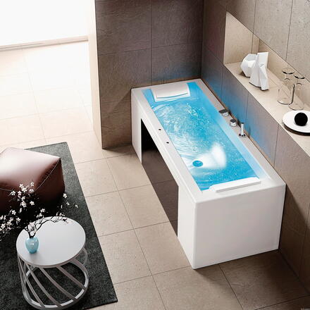 PLENITUDE - Baignoire rectangulaire avec système de massage