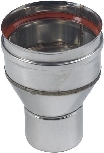 CONDUIT FLEXIBLE ET RIGIDE - Pour chaudières condensation Ø 80 - Conduit étanche inox 316 flexible/rigide Ø 80 + joint à lèvres