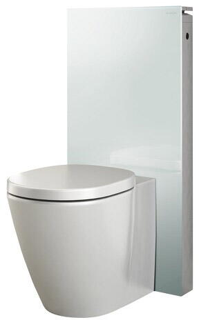 MONOLITH - Pack panneau WC avec cuvette au sol et abattant