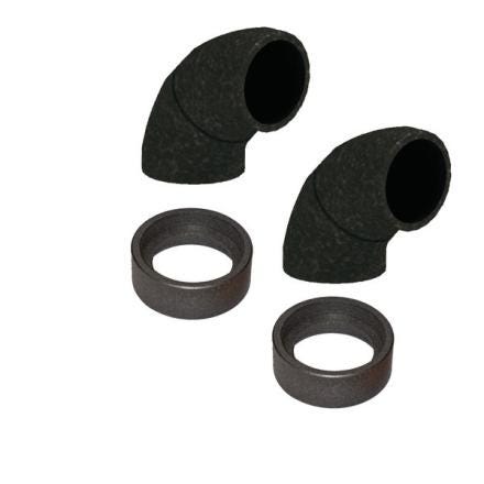 COUDE 90 PPE D125-2- +MANCH.-2- EH319 7603310 DE DIETRICH EQUIP THERMIQU BDR  [7603310]