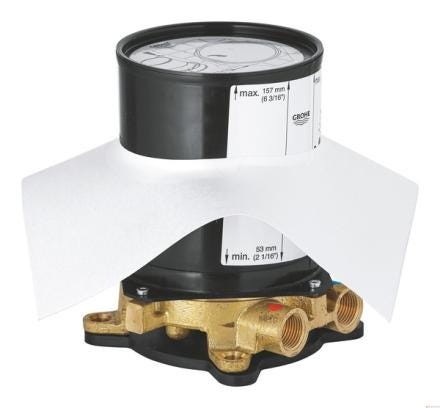 PLATINE SUPPORT 1/2 - Pour bec bain et douche hors sol