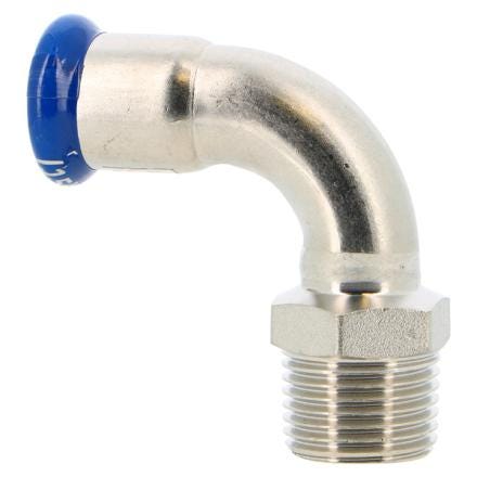 COUDE A SERTIR 90 - MCO 3/8" INOX D15 INCM815