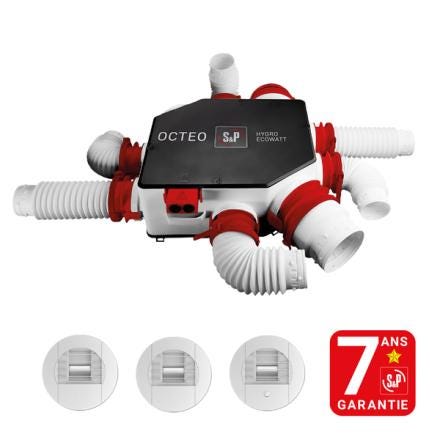 KIT VMC OCTEO HYGRO ECO HP+            607911 S&P FRANCE SOLER & PALAU  [607911]
