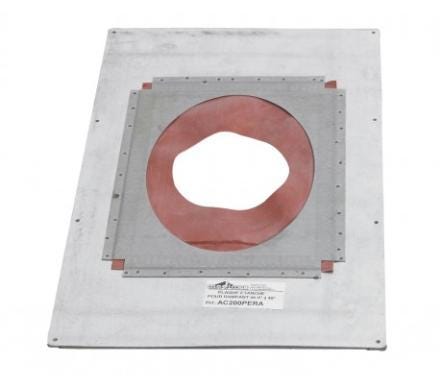 PLAQUE TOITURE 0-45 + JOINT D.180 EXT. 486618 TOLERIE EMAILLERIE NANT-SETEN  [486618]