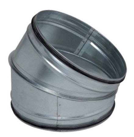 COUDE 30 GALVA + JOINT D160 EMBOUTI  11098137 ALDES AERAULIQUE