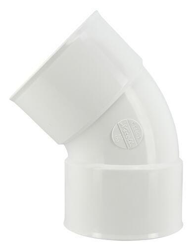 COUDE DEMI-RONDE - FF - 45°