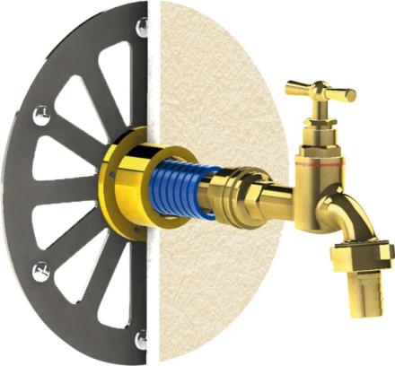 ROBINET D'EXTERIEUR APLIC'ENDUIT - Applique sous enduit pour PER