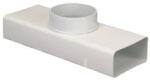CONDUIT RECTANGULAIRE RIGIDE - Pour réseau équivalent Ø 80 ou 100 mm