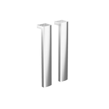SET 2 PIEDS REGL.METAL CHROME BRILLANT 205404 AQUARINE  [205404]