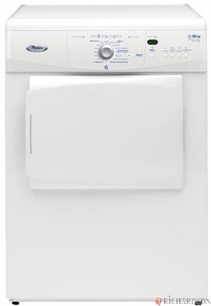 WHIRLPOOL - Sèche linge chargement frontal - Finition : blanc