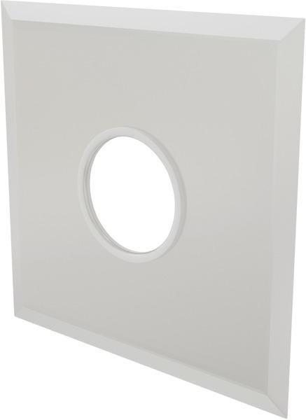 PLAQUE MURALE BLANC INT.+ JNT D.125    486812 TOLERIE EMAILLERIE NANT-SETEN  [486812]