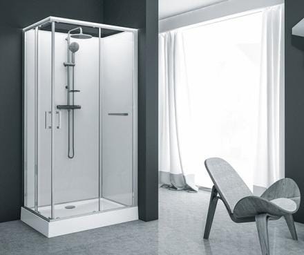 CABINE KARA 80X120 PORTES COUL.   L11KA8R0201 LEDA