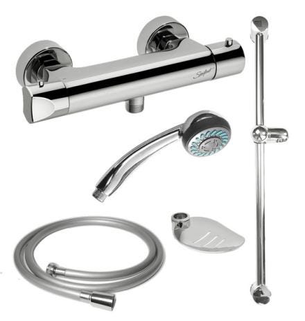 ENSEMBLE DOUCHE MIT THERM - SANIFIRST   75108 PRESTO LES ROBINETS  [75108]
