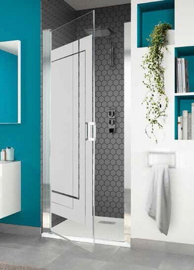 SMART P SANS SEUIL - Porte pivotante sans seuil à ouverture totale