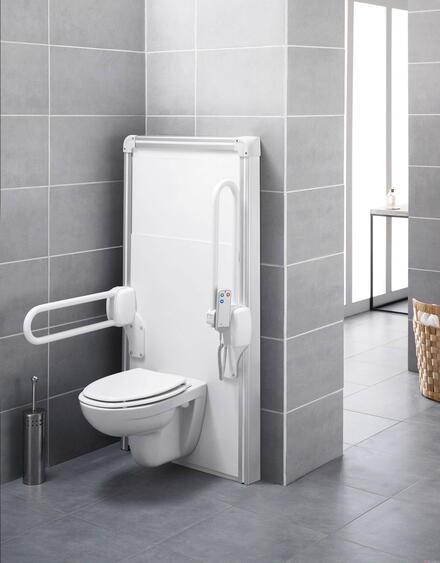 SANIMATIC WC - Panneau réglable en hauteur pour WC