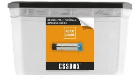 CHEVILLE METALLIQUE - X-MAX BOLT - Multi-matériaux - Charges lourdes - Essbox