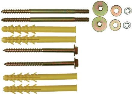 CHEVILLE PLASTIQUE - Kit Plak-Plâtre - Fixation chauffe-eau sur mur creux avec plaque de plâtre + polystyrène
