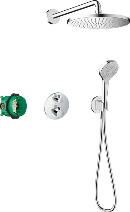 CROMA - Pack encastré avec mitigeur thermostatique Ecostat S