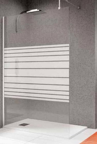 SUPRA II SOLO - Paroi simple pour un espace douche ouvert
