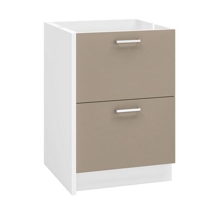 MEUBLE BAS ONELIA 60 2T.ARGILE     ABOT060D10 MODERNA FRANCE  [ABOT060D10] 