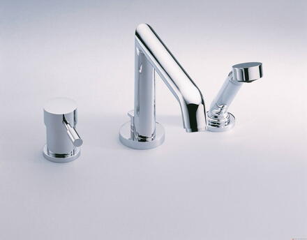 SHAO - Mitigeur bain-douche 3 trous sur gorge