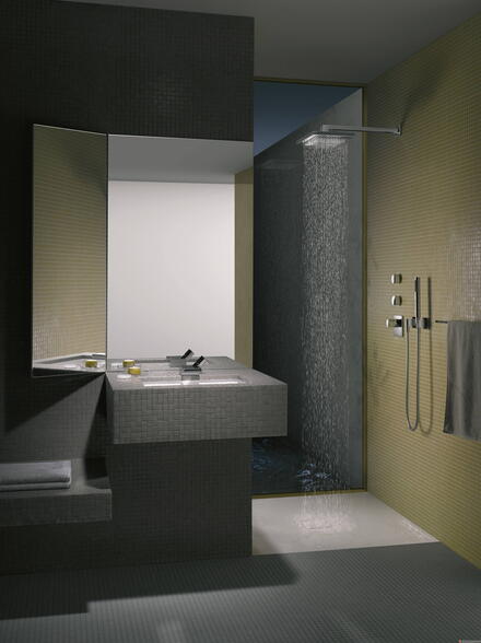 ENSEMBLE DEQUE - Robinetterie de douche encastrée