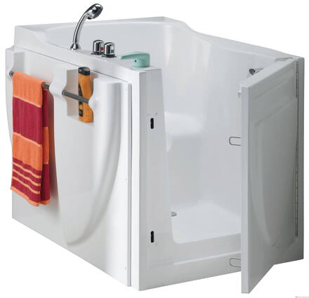 BAIGNOIRE A PORTE - Baignoire à porte en acrylique avec assise ergonomique