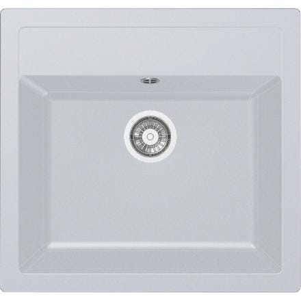 SIRIUS - Evier à encastrer avec trop-plein inox - Tectonite®