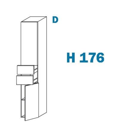 COLONNE PERFETTO 2P+2T 176X40GOLA C1G40J2DLLL