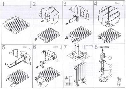 PIEDS EPOK / TEOLYS 170-290MM  FK5170 3900124 FINIMETAL - RADSON  [3900124]