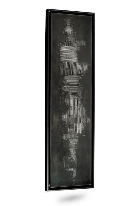 SILVER BLACK - Radiateur décoratif en pierre Olycale® électrique