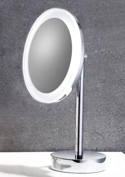 MIROIR COSMET. LED KOBE  20X20    CHR P920005 MP GLASS  [P920005]